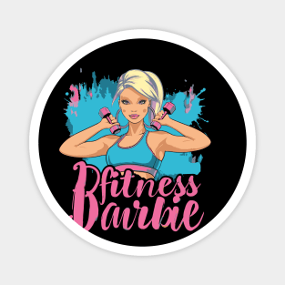 Fitness Barbie Vintage T-shirt 07 Magnet
